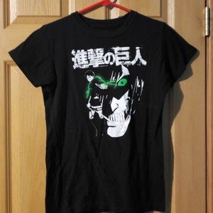 Attack on Titan female t-shirt.